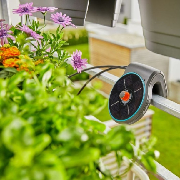 Комплект капельного полива Gardena aquaBloom на 20 растений от магазина ЛесКонПром.ру