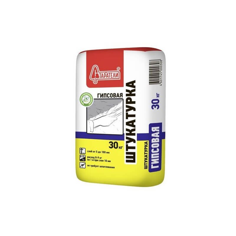 Штукатурка гипсовая Старатели 30 кг серый от магазина ЛесКонПром.ру