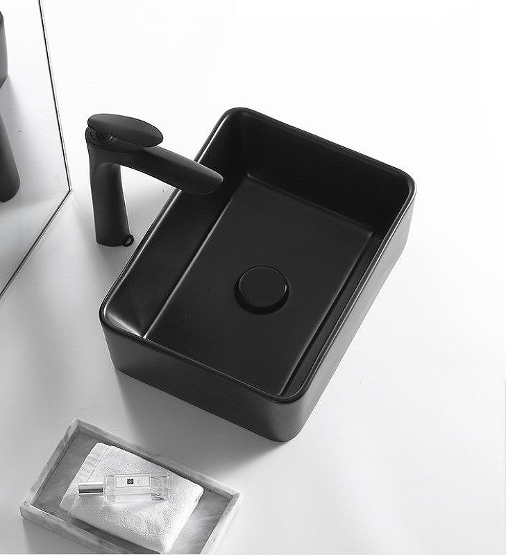 Раковина-чаша CeramaLux 36 6230MB Черная матовая от магазина ЛесКонПром.ру