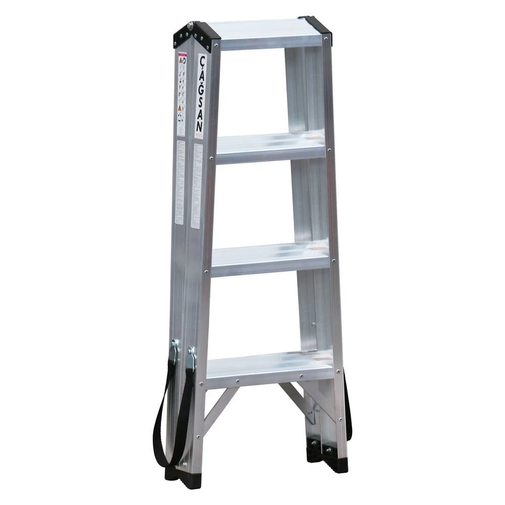 Стремянка профессиональная двухсторонняя Cagsan Everest-Pro 4 ступени (арт. EVR-PRO4) от магазина ЛесКонПром.ру