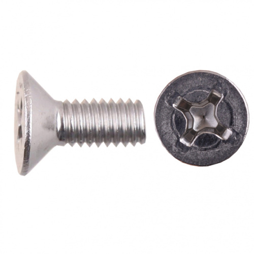 Винты с полукруглой и потайной головкой