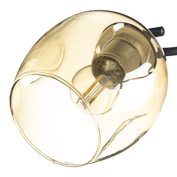 Люстра NEODECO Радмила 2х60 Вт Е27 черная от магазина ЛесКонПром.ру