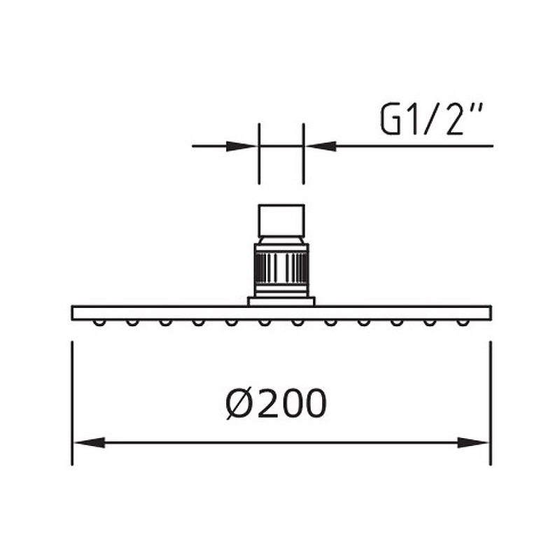 Верхний душ Clever Minami 99687 Хром от магазина ЛесКонПром.ру