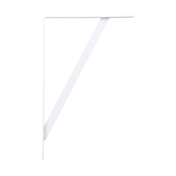 Кронштейн усиленный 250х400 мм белый от магазина ЛесКонПром.ру