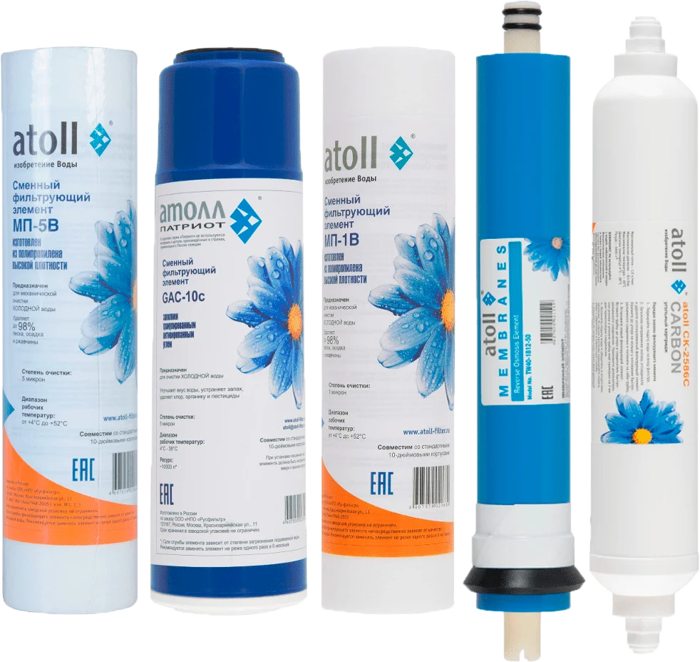 Комплект картриджей Atoll Набор №102 Патриот от магазина ЛесКонПром.ру