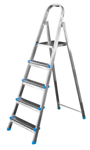 Стремянка стальная оцинкованная PERILLA ЯРУС 5 ступеней (арт.122205) от магазина ЛесКонПром.ру