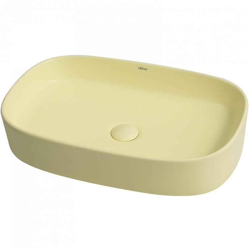 Раковина-чаша Abber Rechteck 61 AC2209MY Желтая матовая от магазина ЛесКонПром.ру