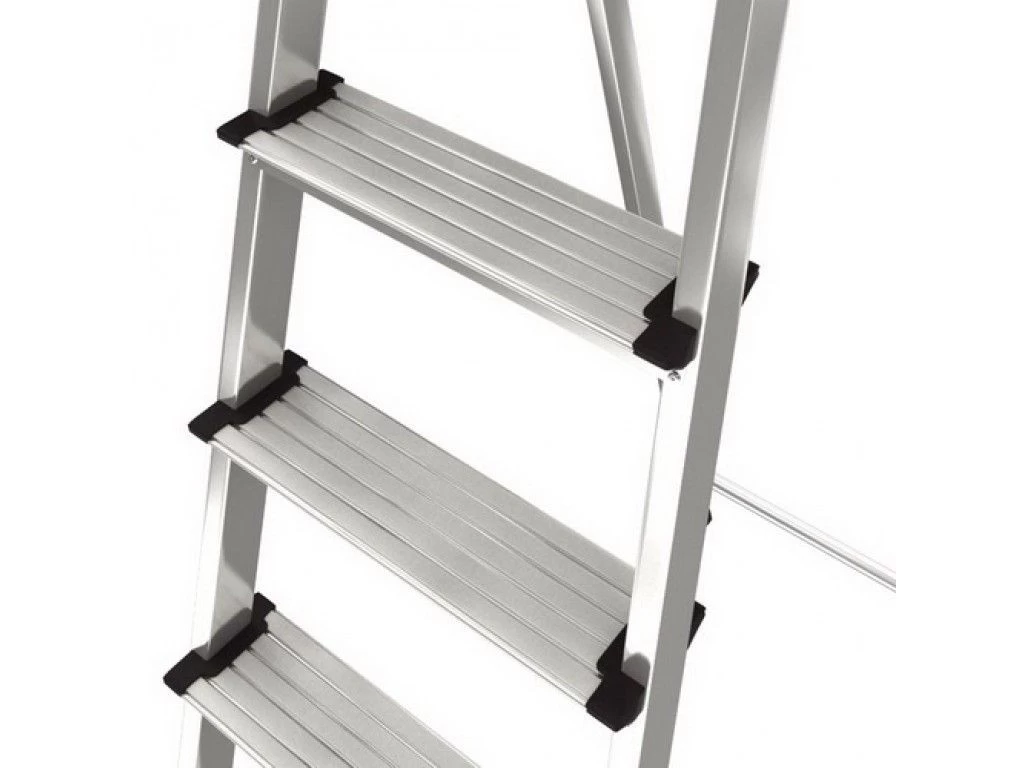 Стремянка алюминиевая Krause Safety 6 ступеней (арт. 128966) от магазина ЛесКонПром.ру