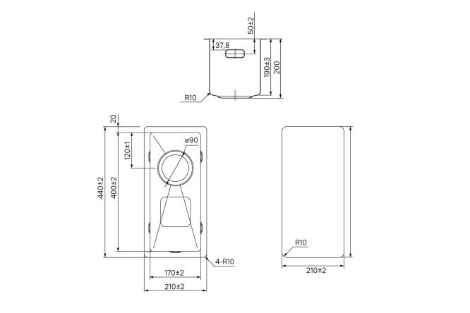 Мойка врезная IDDIS Edifice 80550591 от магазина ЛесКонПром.ру
