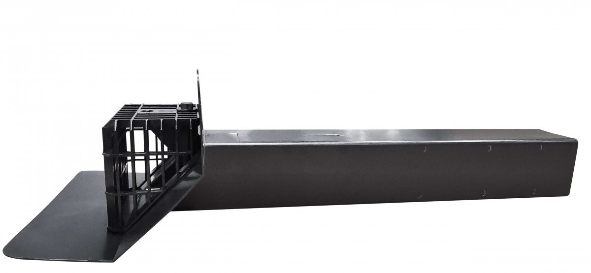 Воронка парапетная ТН квадратного сечения с галтелью 100*100*600мм от магазина ЛесКонПром.ру