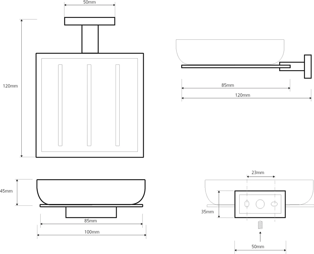 Мыльница Bemeta Plaza 118108022 от магазина ЛесКонПром.ру
