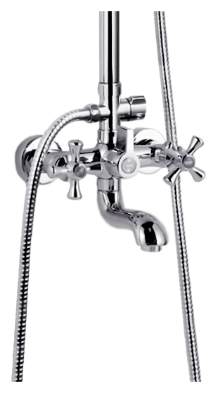 Душевая система Potato P3564 хром от магазина ЛесКонПром.ру