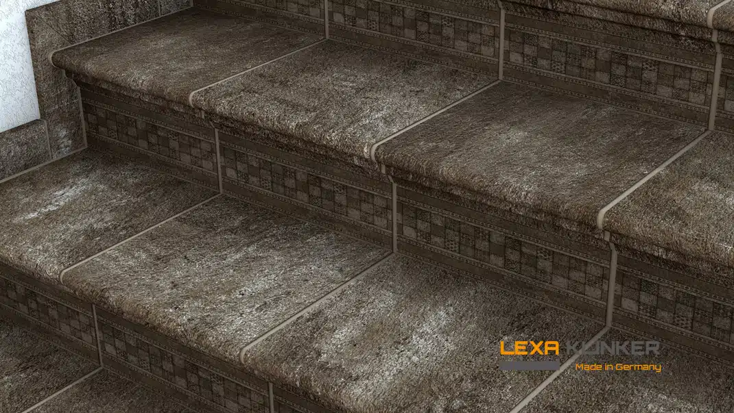 УГЛОВАЯ СТУПЕНЬ BREMEN DUNKELBRAUN от магазина ЛесКонПром.ру