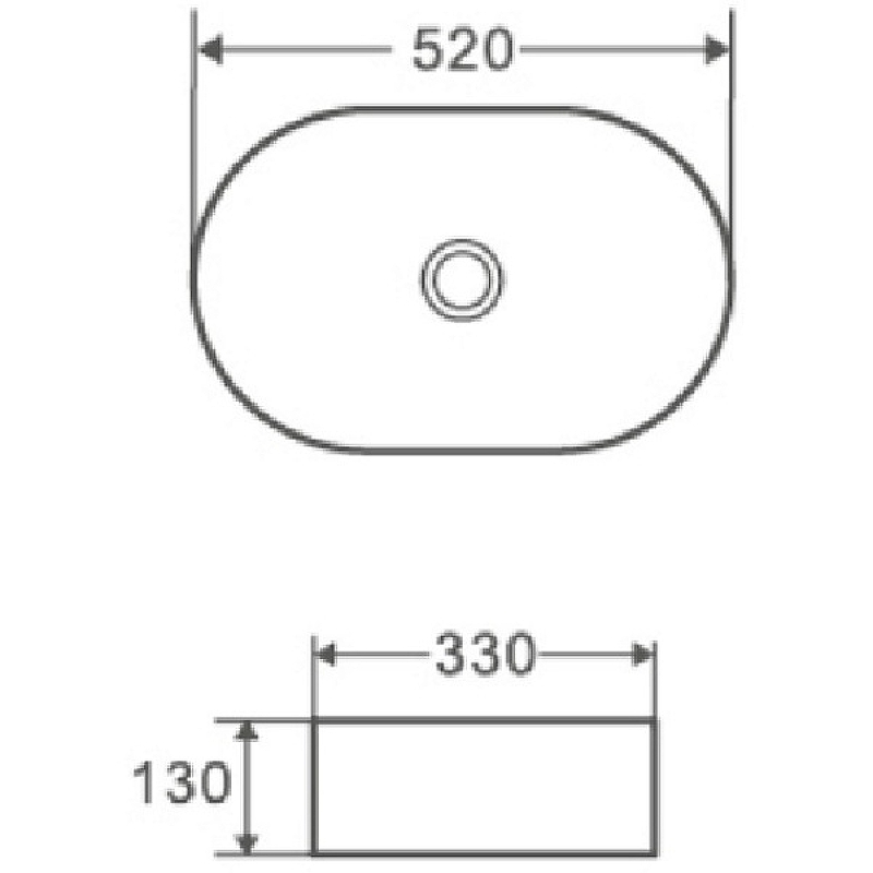 Раковина-чаша Azario 52 AZ-1048 Белая от магазина ЛесКонПром.ру