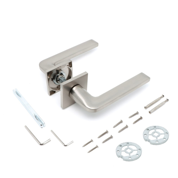 Ручки дверные NEODECO Earth EN никель от магазина ЛесКонПром.ру