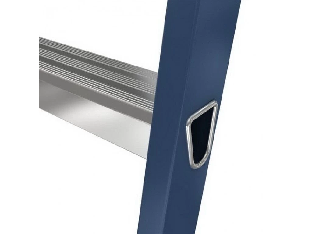 Стремянка алюминиевая анодированная Krause Sepro D 2х7 ступеней (арт. 125842) от магазина ЛесКонПром.ру