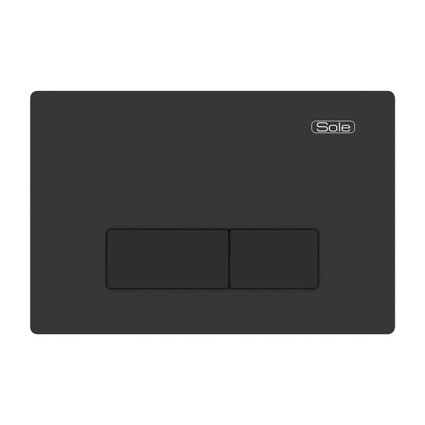 Кнопка для инсталляции SOLE черная от магазина ЛесКонПром.ру