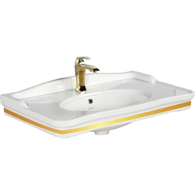 Раковина Creavit Antik 80 AN080-00CB00E-AD00 Белая от магазина ЛесКонПром.ру