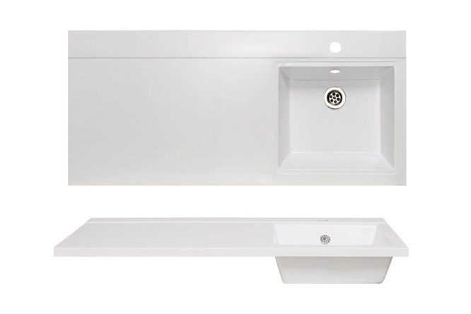 Умывальник встраиваемый сверху Gamma левое крыло 80538147 от магазина ЛесКонПром.ру