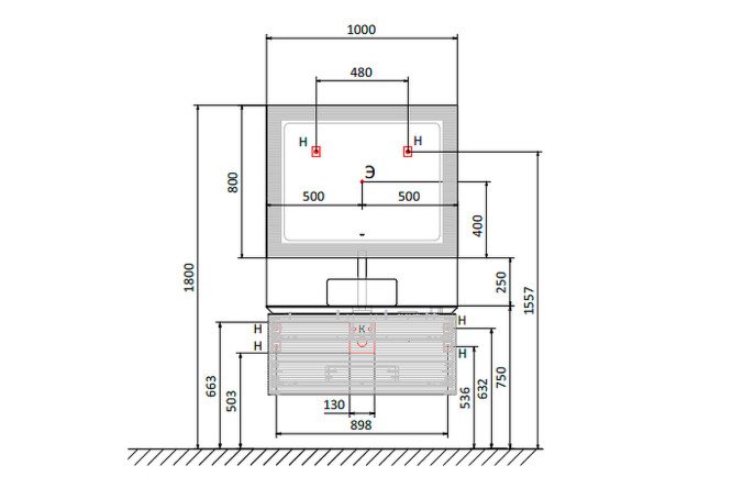 Зеркало Karat 80512847 от магазина ЛесКонПром.ру