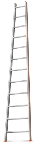 Односекционная алюминиевая лестница  Комфорт-Профи-Пирамида 12 ступеней Эйфель от магазина ЛесКонПром.ру