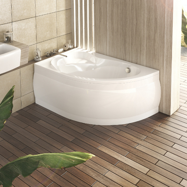 Акриловая ванна Мирсант Фанагория 170х100 см левая от магазина ЛесКонПром.ру