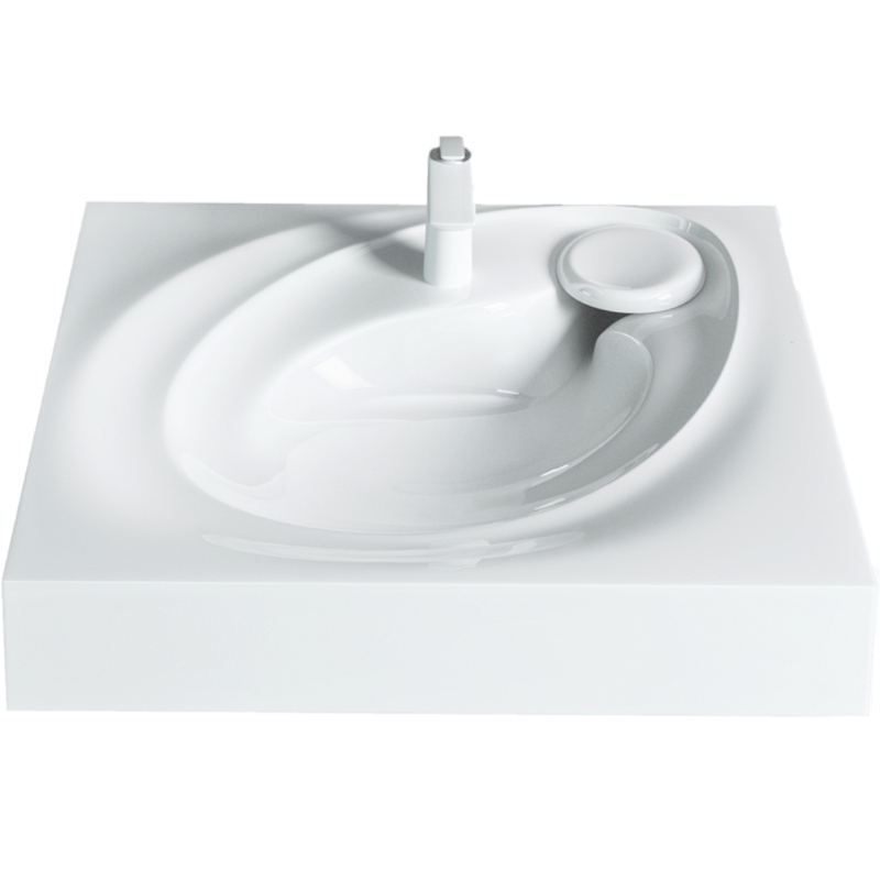 Раковина Andrea Perla 60 4650002680920 на стиральную машину Белая от магазина ЛесКонПром.ру