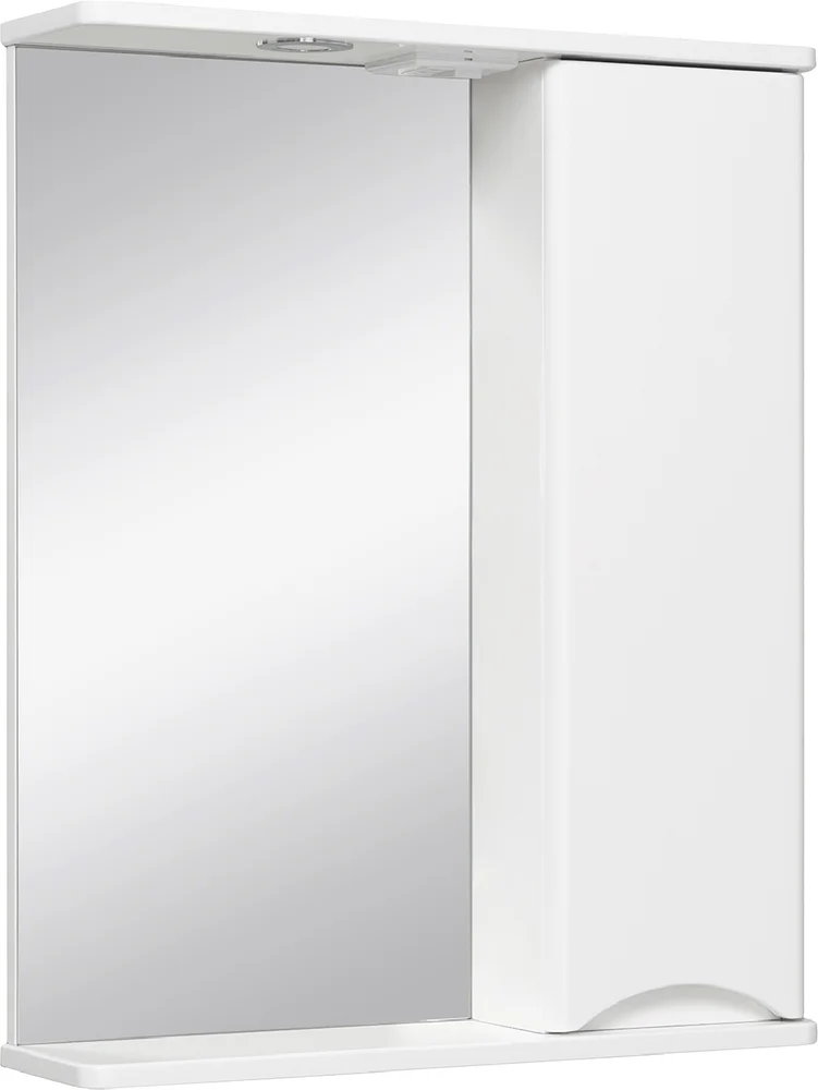 Зеркало Runo Афина 60 белое от магазина ЛесКонПром.ру