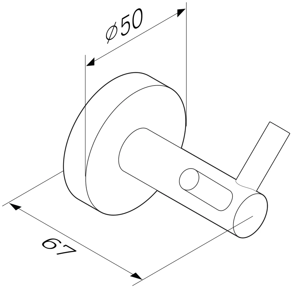 Крючок STWORKI Дублин HADB35600 двойной от магазина ЛесКонПром.ру