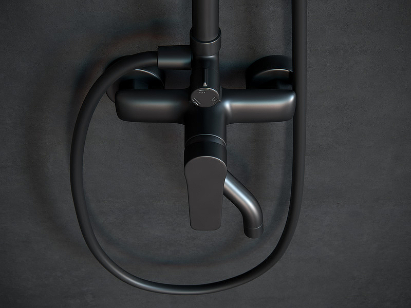 Душевая система Laguraty 17060B Черный от магазина ЛесКонПром.ру