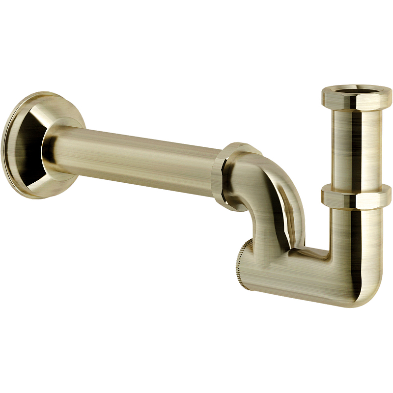 Сифон для раковины Nobili AV00107/1BR Бронза от магазина ЛесКонПром.ру