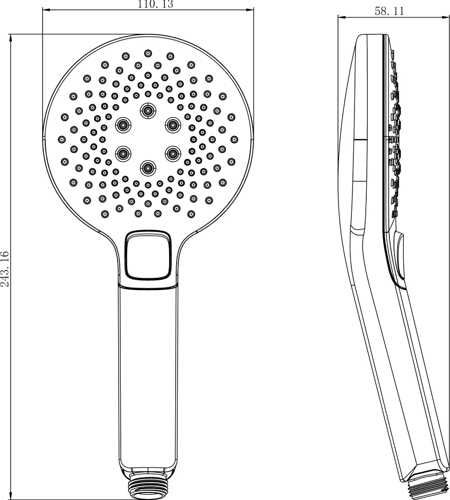 Душевая лейка Lemark LM0819CW от магазина ЛесКонПром.ру