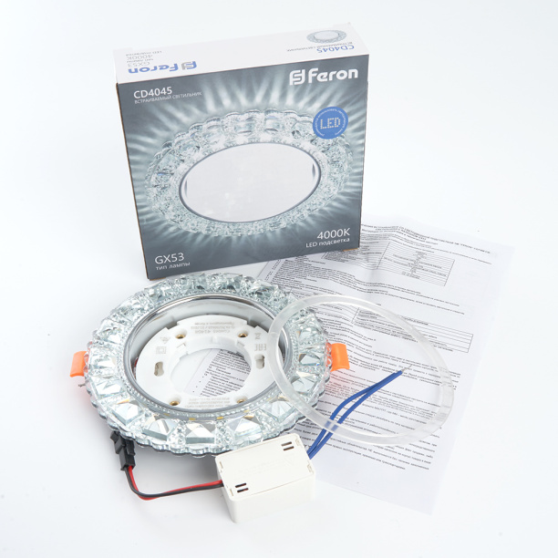 Светильник встраиваемый IMEX Кенни GX53 от магазина ЛесКонПром.ру