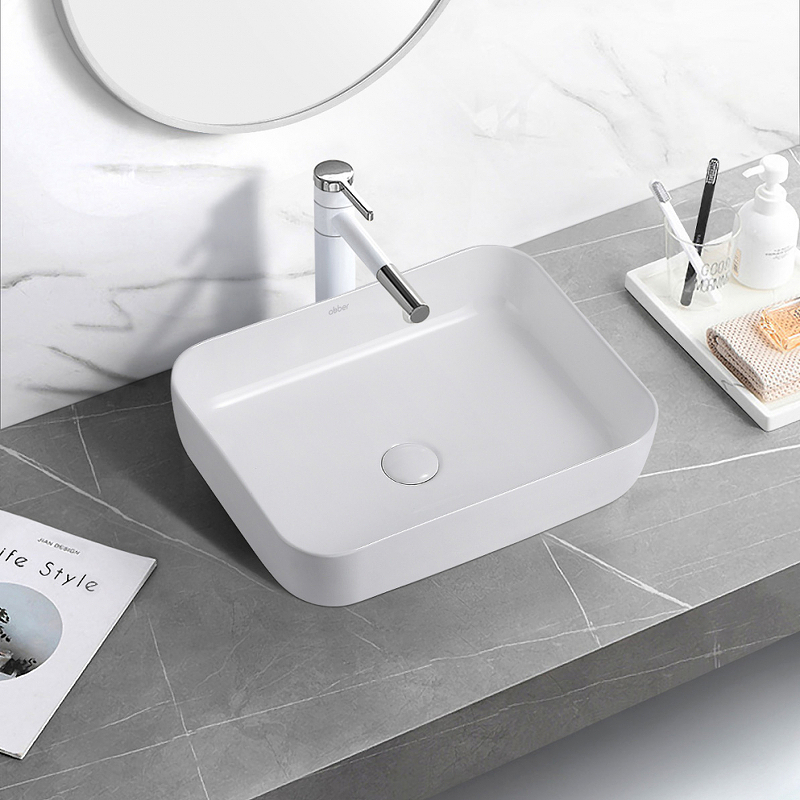 Раковина-чаша Abber Rechteck 50 AC2202 Белая от магазина ЛесКонПром.ру