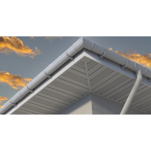 Софит ТЕХНОНИКОЛЬ 3000x340 мм белый от магазина ЛесКонПром.ру