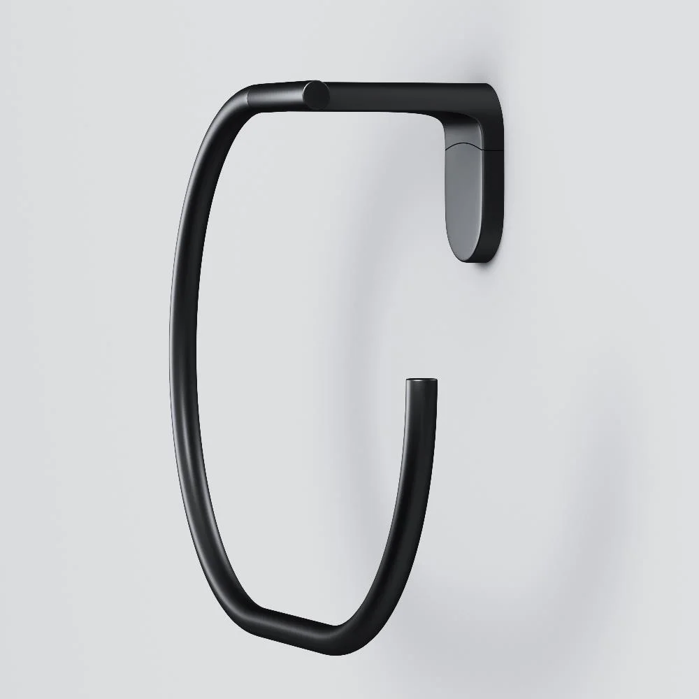 Полотенцедержатель AM.PM X-Joy A8434422 кольцо, черный от магазина ЛесКонПром.ру