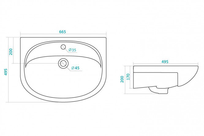 Раковина Стелла 80353257 от магазина ЛесКонПром.ру