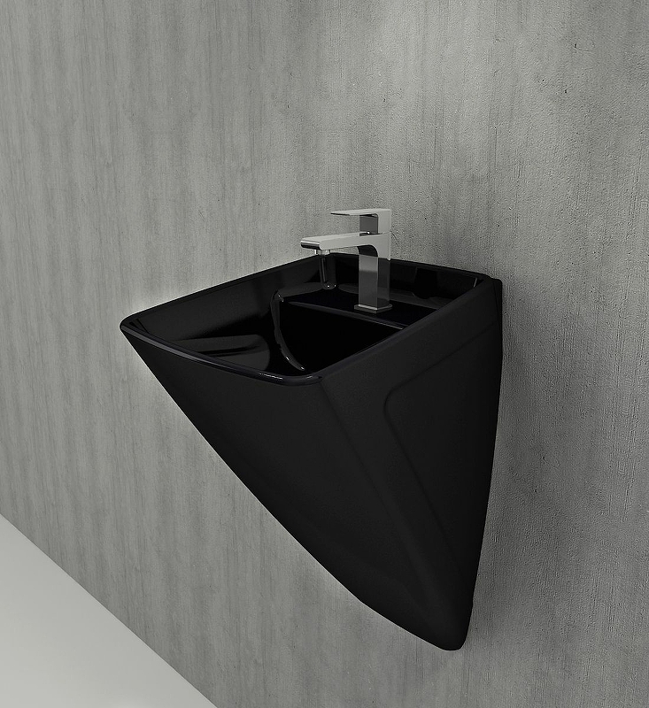 Раковина Bocchi Firenze 48 1082-005-0126 Черная глянцевая от магазина ЛесКонПром.ру