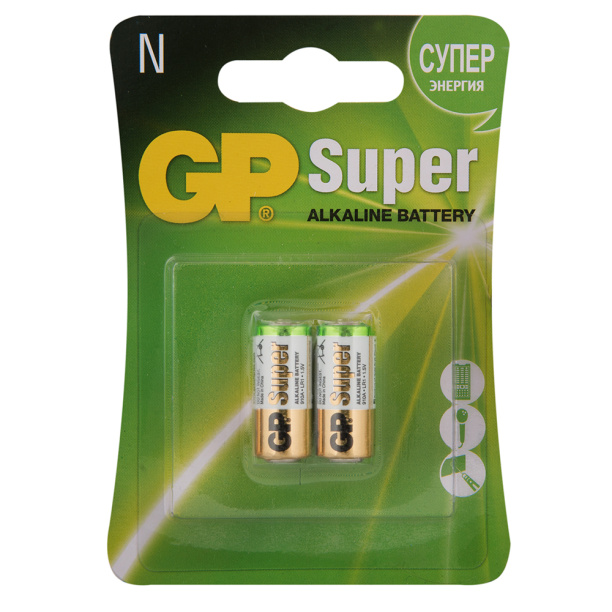 Батарейка GP 910A LR1 2 шт от магазина ЛесКонПром.ру