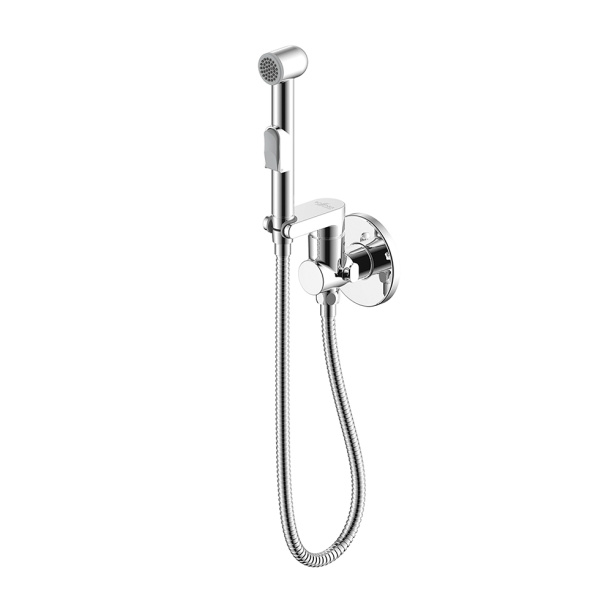 Гигиенический душ ROSSINKA X встраиваемый хром от магазина ЛесКонПром.ру