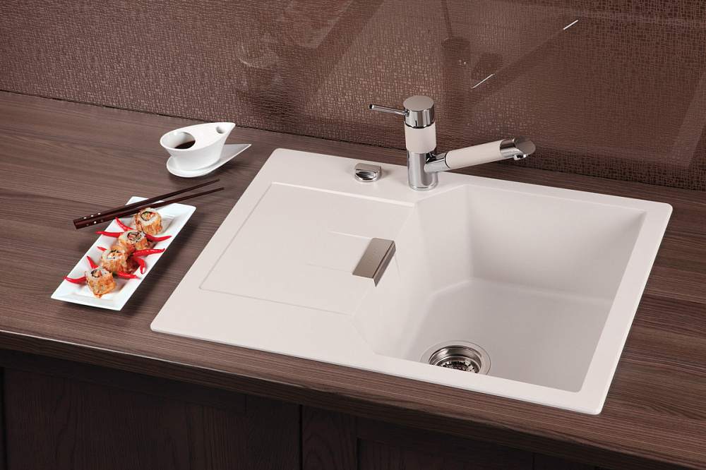 Кухонная мойка + MANHATTAN 45D CRISTALITE 701003 SCHOCK от магазина ЛесКонПром.ру