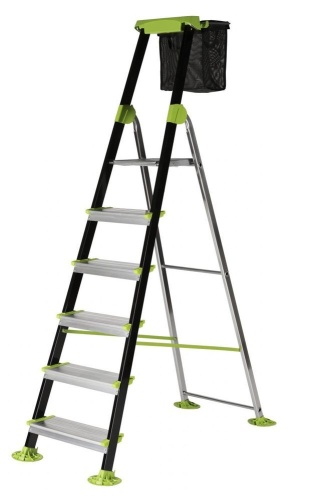 Алюминиевая стремянка Centaure с 6 клепаными ступенями  GARDEN STEP арт.209206 от магазина ЛесКонПром.ру