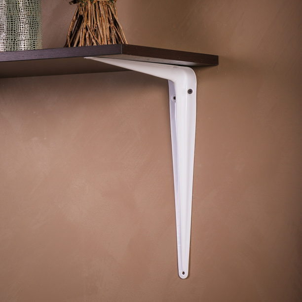 Кронштейн Практик 350х300 мм белый от магазина ЛесКонПром.ру