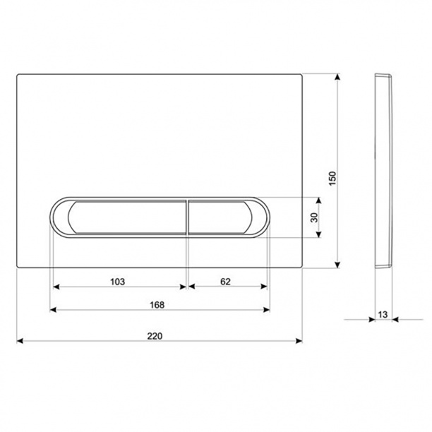 Инсталляция Cersanit Estetica с унитазом, сиденьем, кнопкой белой от магазина ЛесКонПром.ру