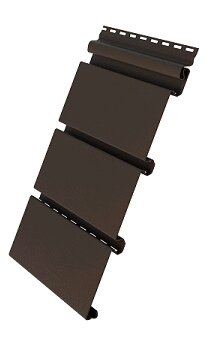 Софит Grand Line Premium Estetic со скрытой перфорацией 246х3000 мм коричневый от магазина ЛесКонПром.ру