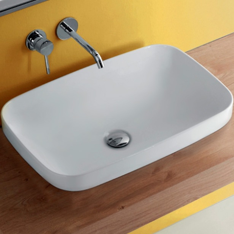 Раковина Kerasan Tribeca 60 514330 Белая матовая от магазина ЛесКонПром.ру