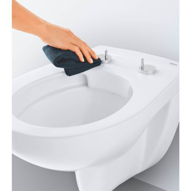 Унитаз подвесной GROHE Bau Ceramic безободковый без сиденья от магазина ЛесКонПром.ру