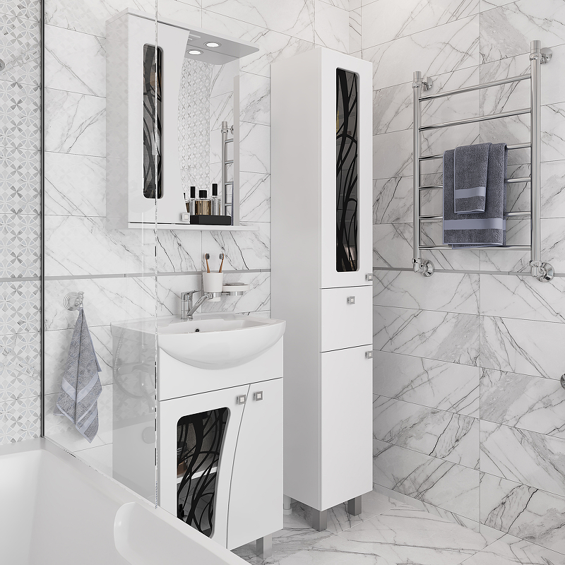 Водяной полотенцесушитель EWRIKA Сафо P 80х50 Хром от магазина ЛесКонПром.ру