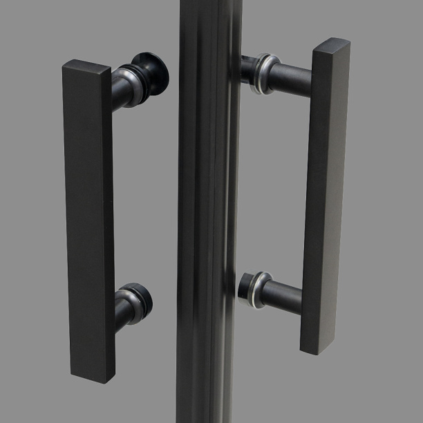 Душевое ограждение FLUMEN SCHWARZ II 90х90х195 см от магазина ЛесКонПром.ру