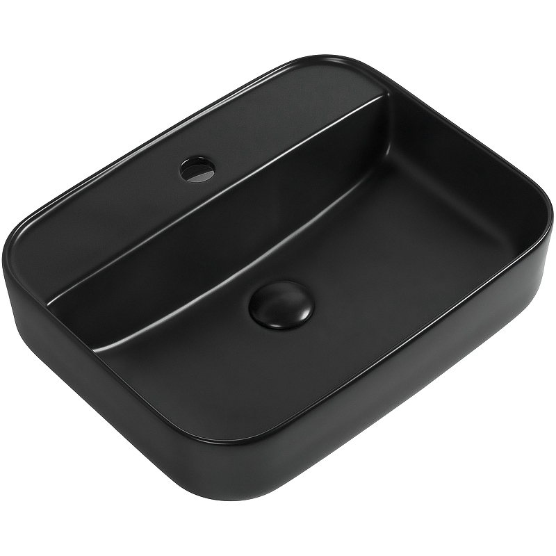 Раковина Aquanet Soul-2-MB 50 273670 Черная матовая от магазина ЛесКонПром.ру